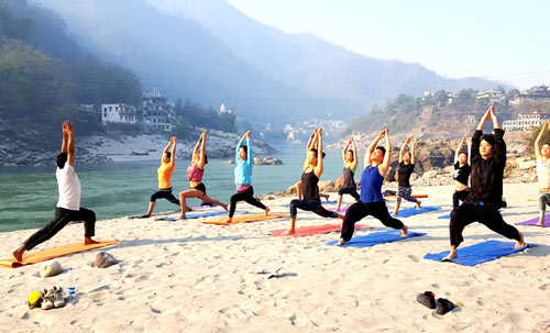 Yoga and Meditation with Extension of Golden Triangle